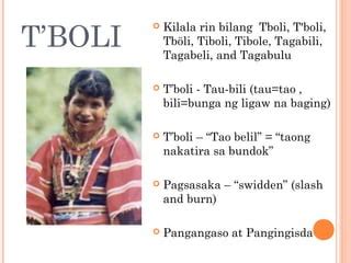 kasuotan ng mga t'boli|T'boli .